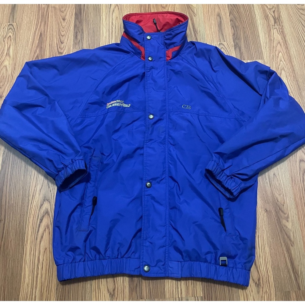 CB Sports Jacket Mens Extra Large American Airlines Celebrity Golf Insulated